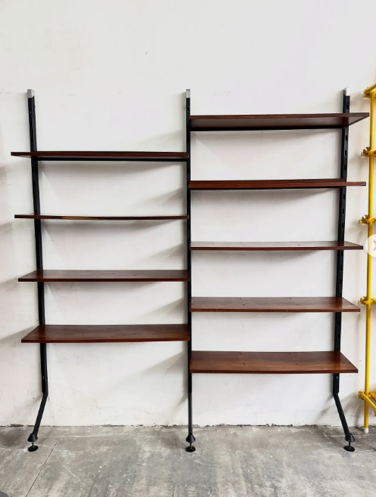 Modular wall library by Ico Parisi for MIM Rome, 1960s 1