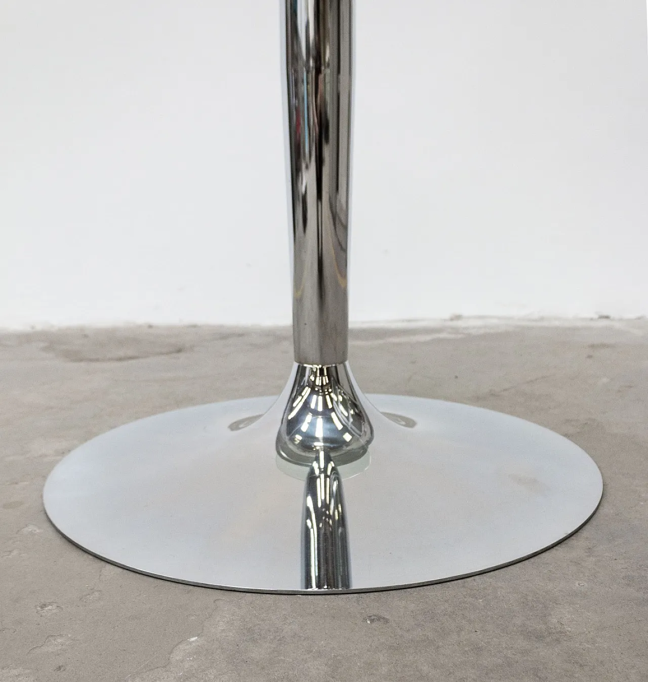 Calligaris Planet glass and chrome steel table, 20th century 4