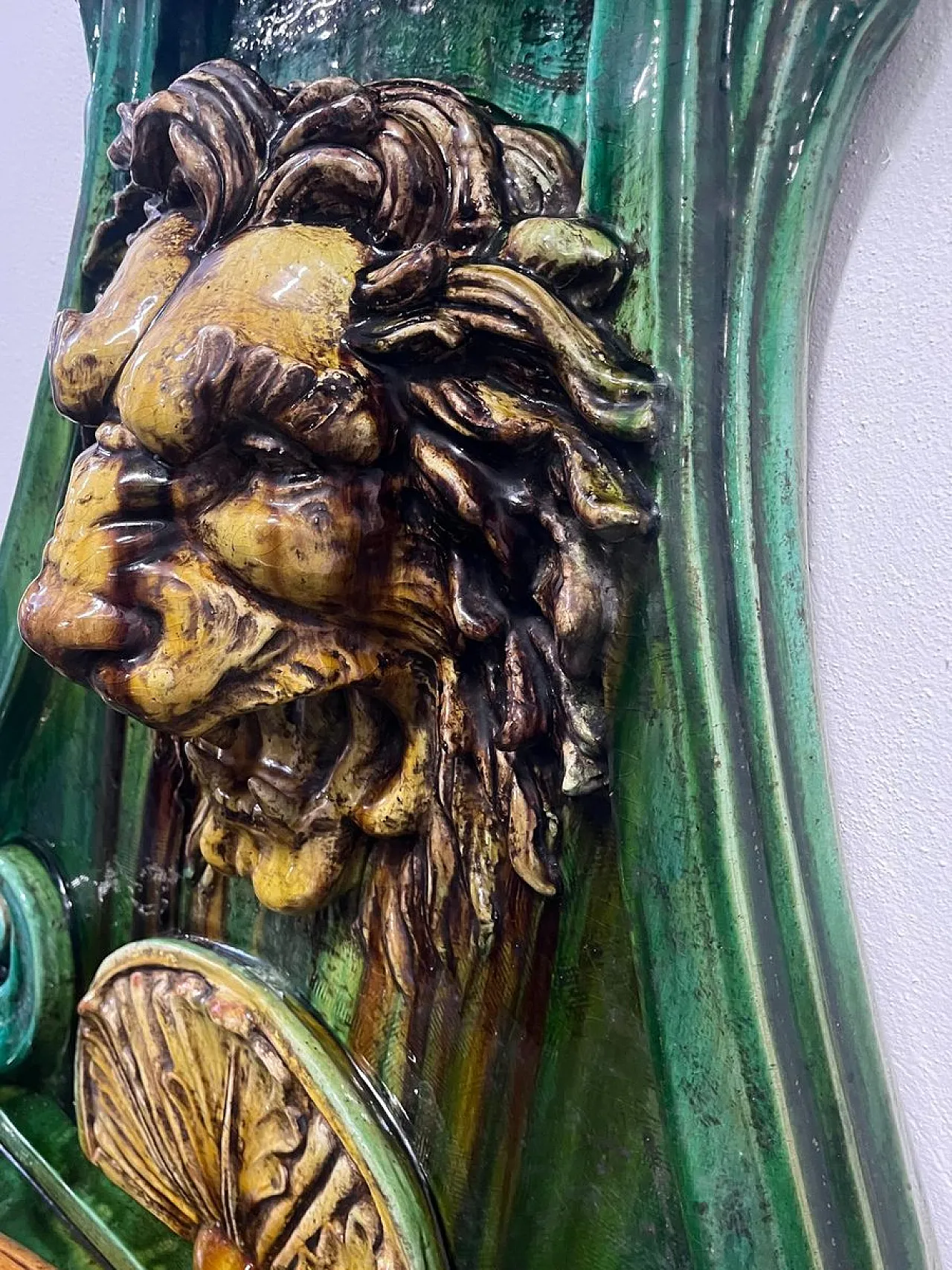 Glazed terracotta fountain from Vietri di Salerno, 1990s 5