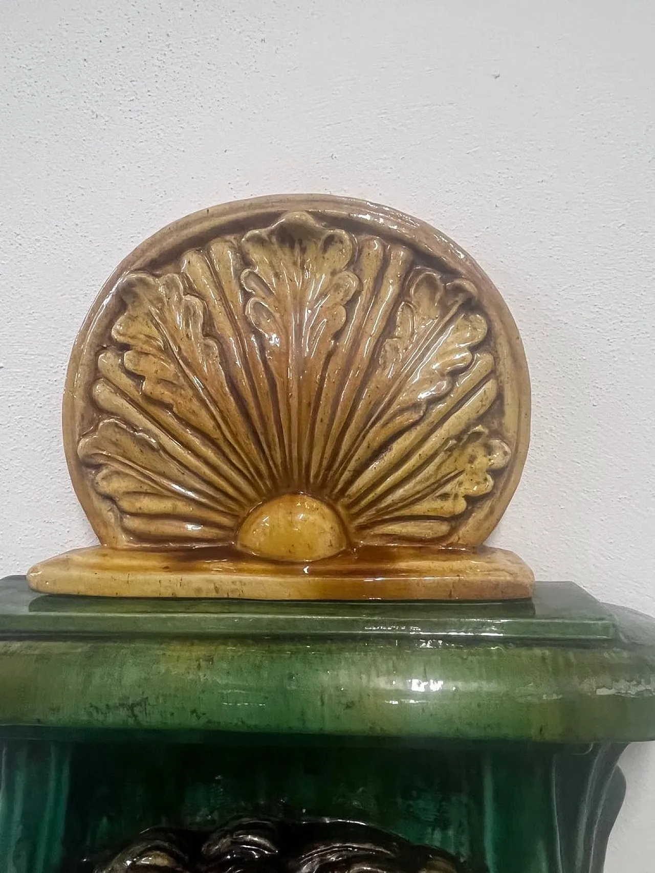 Glazed terracotta fountain from Vietri di Salerno, 1990s 7