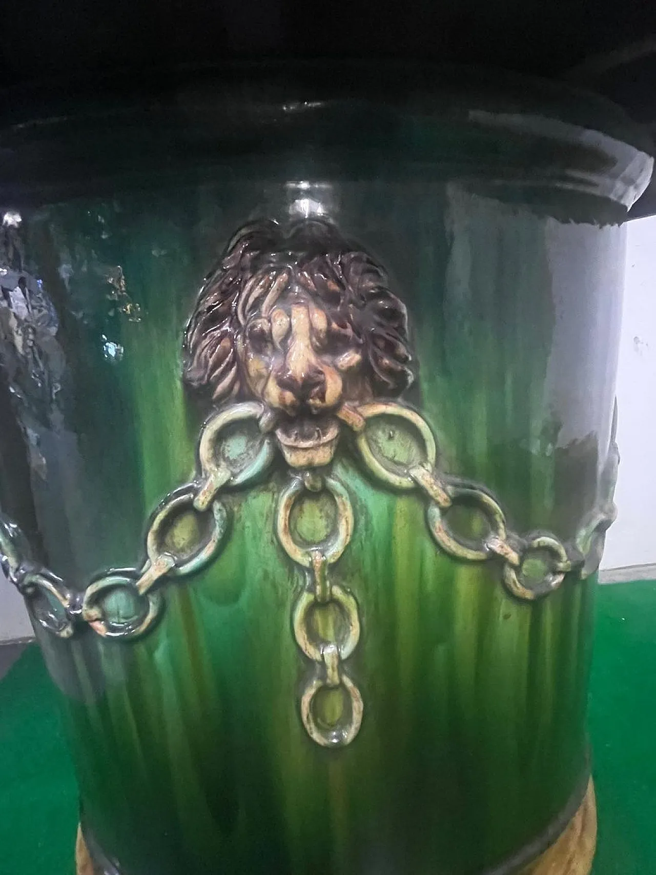 Glazed terracotta fountain from Vietri di Salerno, 1990s 9