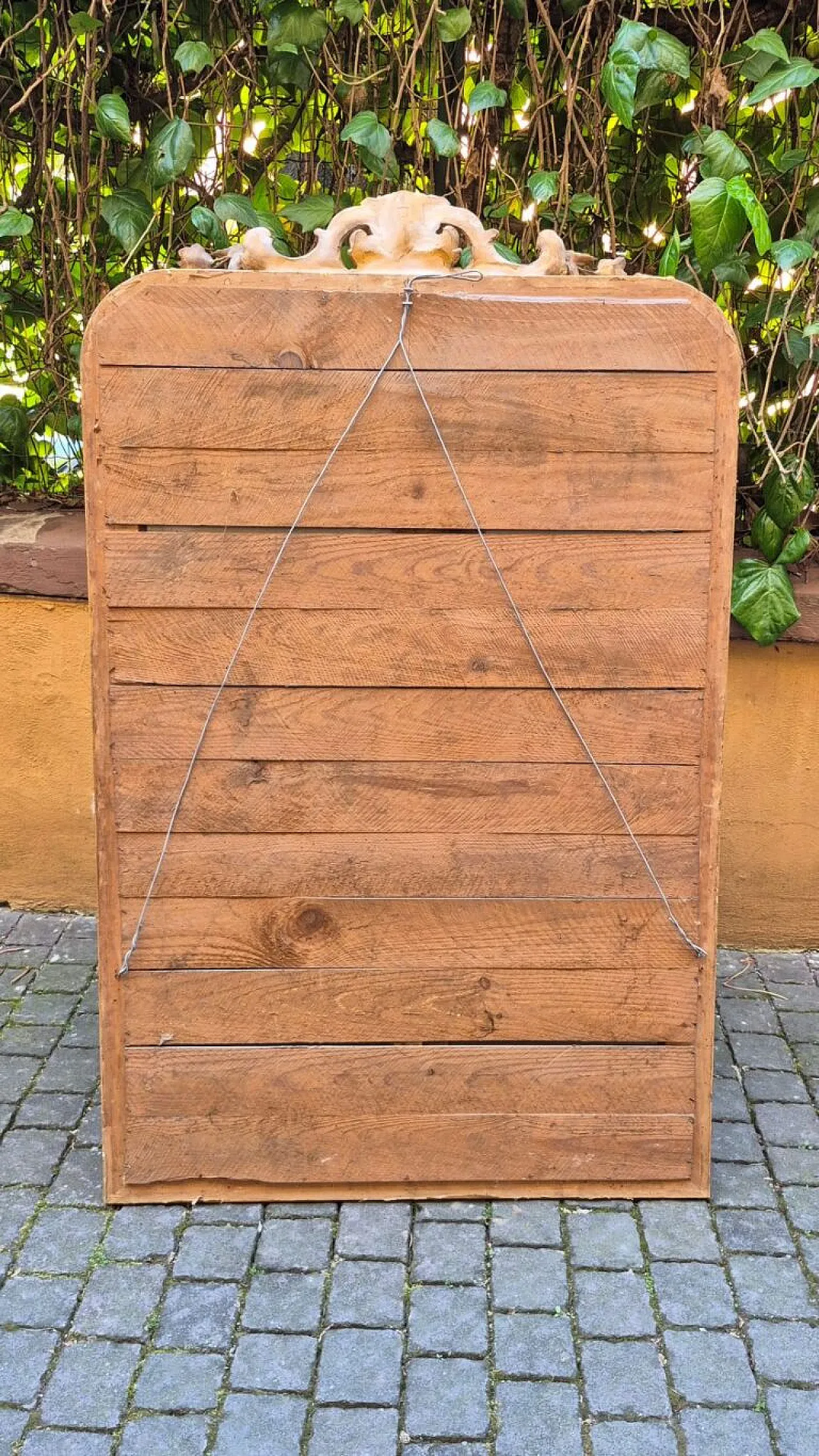 Specchiera in legno dorato, metà '800 6