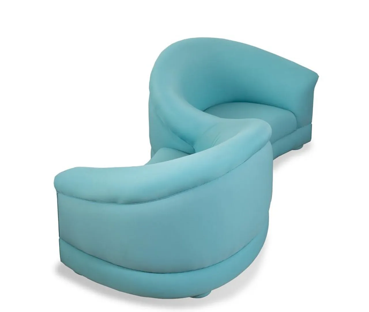 Toi et Moi sofa in jersey by Arpex International, 1970s 2