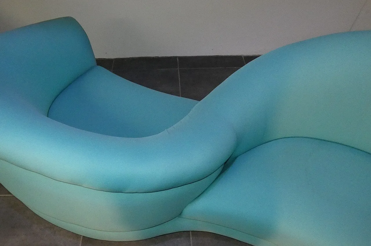 Toi et Moi sofa in jersey by Arpex International, 1970s 9