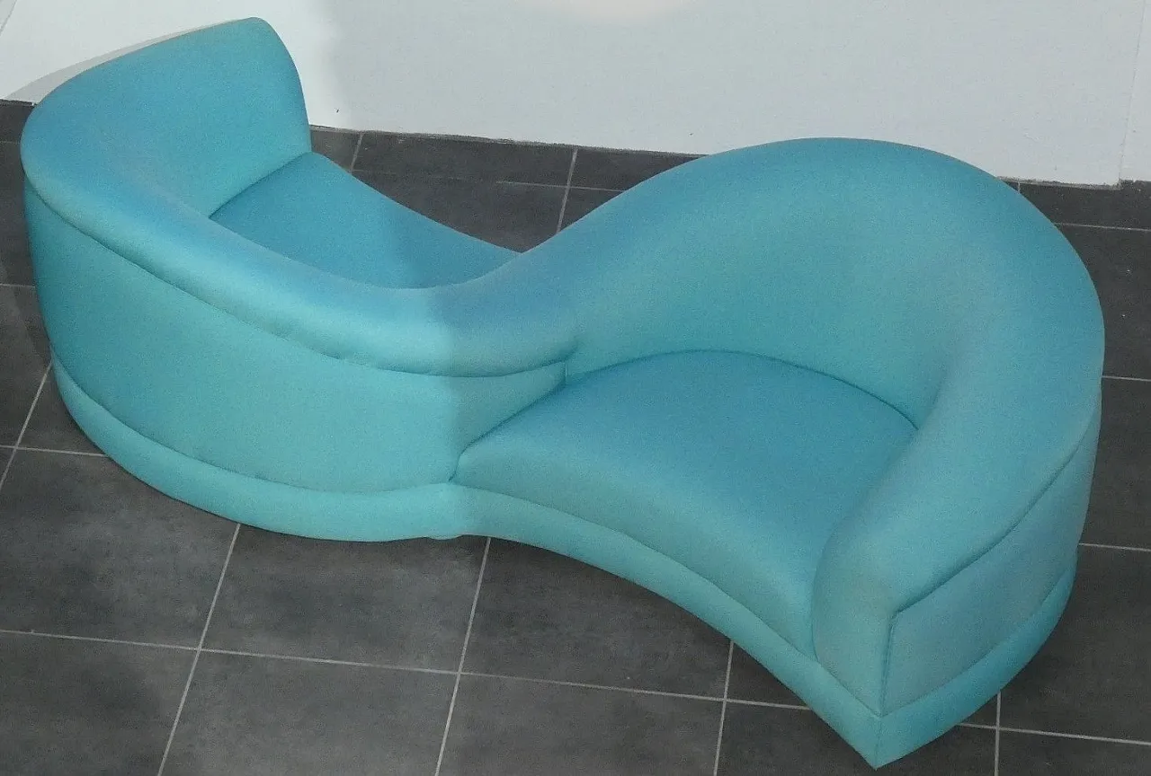 Toi et Moi sofa in jersey by Arpex International, 1970s 10