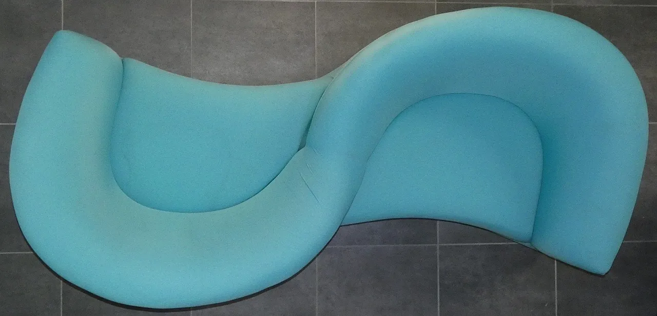 Toi et Moi sofa in jersey by Arpex International, 1970s 12