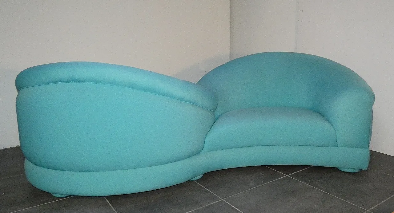 Toi et Moi sofa in jersey by Arpex International, 1970s 17