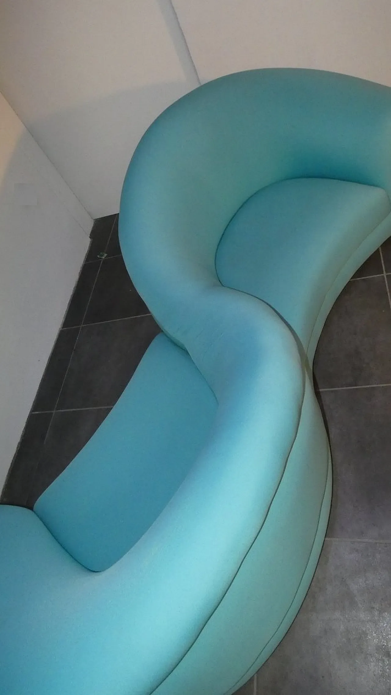 Toi et Moi sofa in jersey by Arpex International, 1970s 18