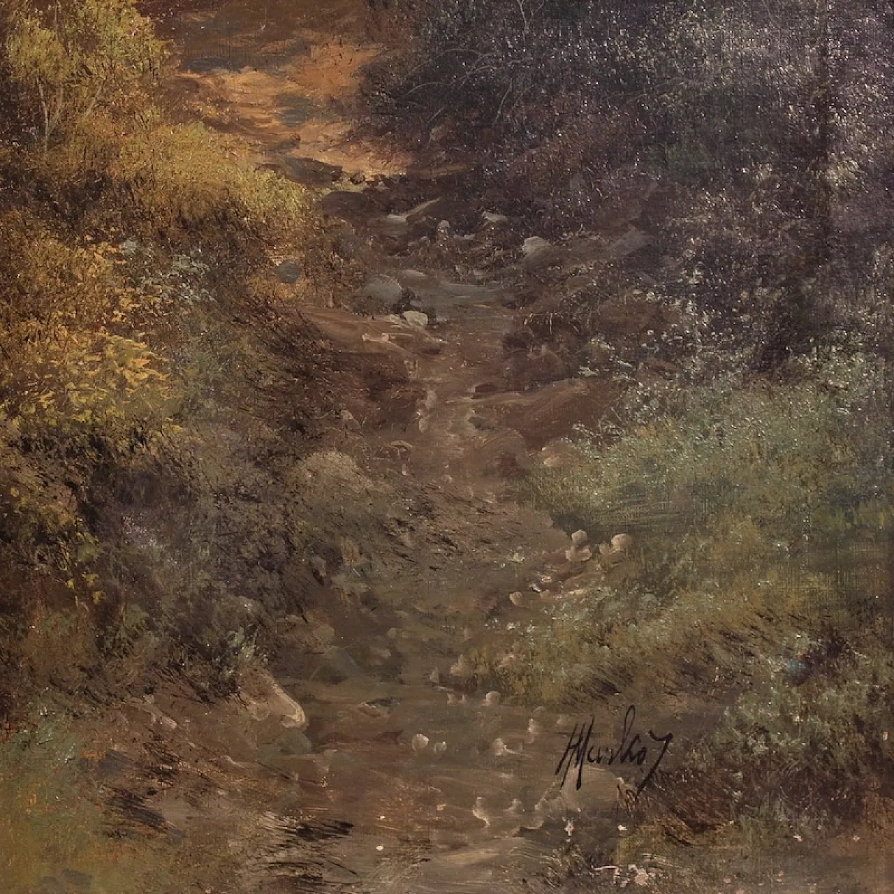 Paesaggio boschivo di Marko, '800 4
