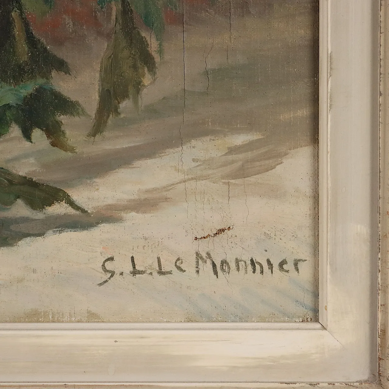 Gaston Louis Le Monnier, oil on canvas, 20th century 8