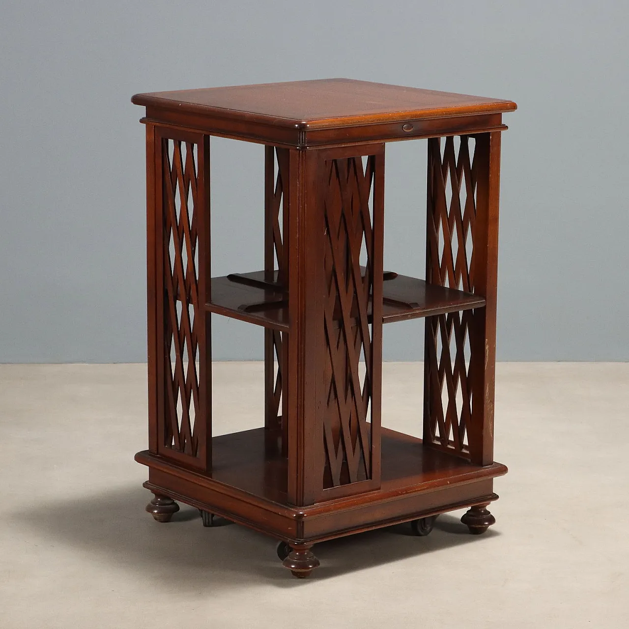 Open bookcase in mahogany, early 20th century 1
