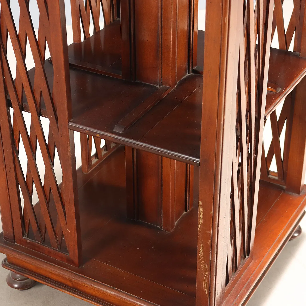 Open bookcase in mahogany, early 20th century 5