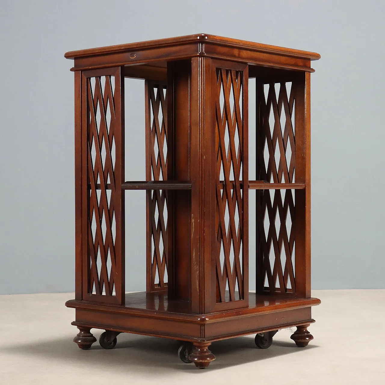 Open bookcase in mahogany, early 20th century 8
