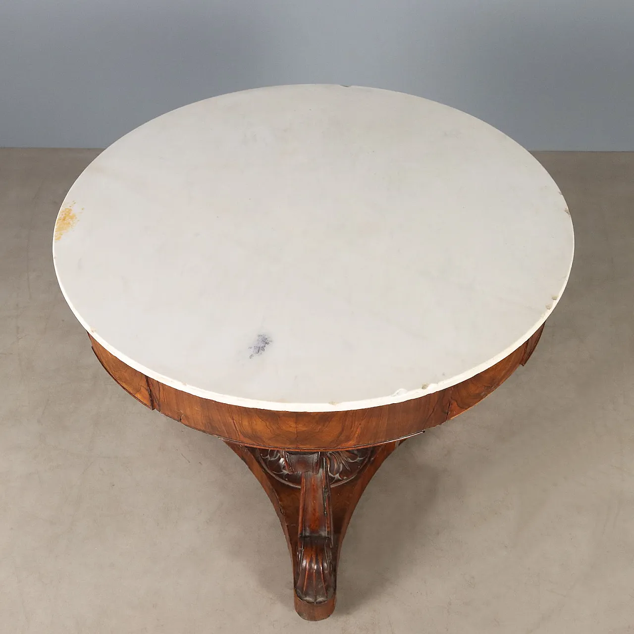 Louis Philippe table in walnut, 19th century 10