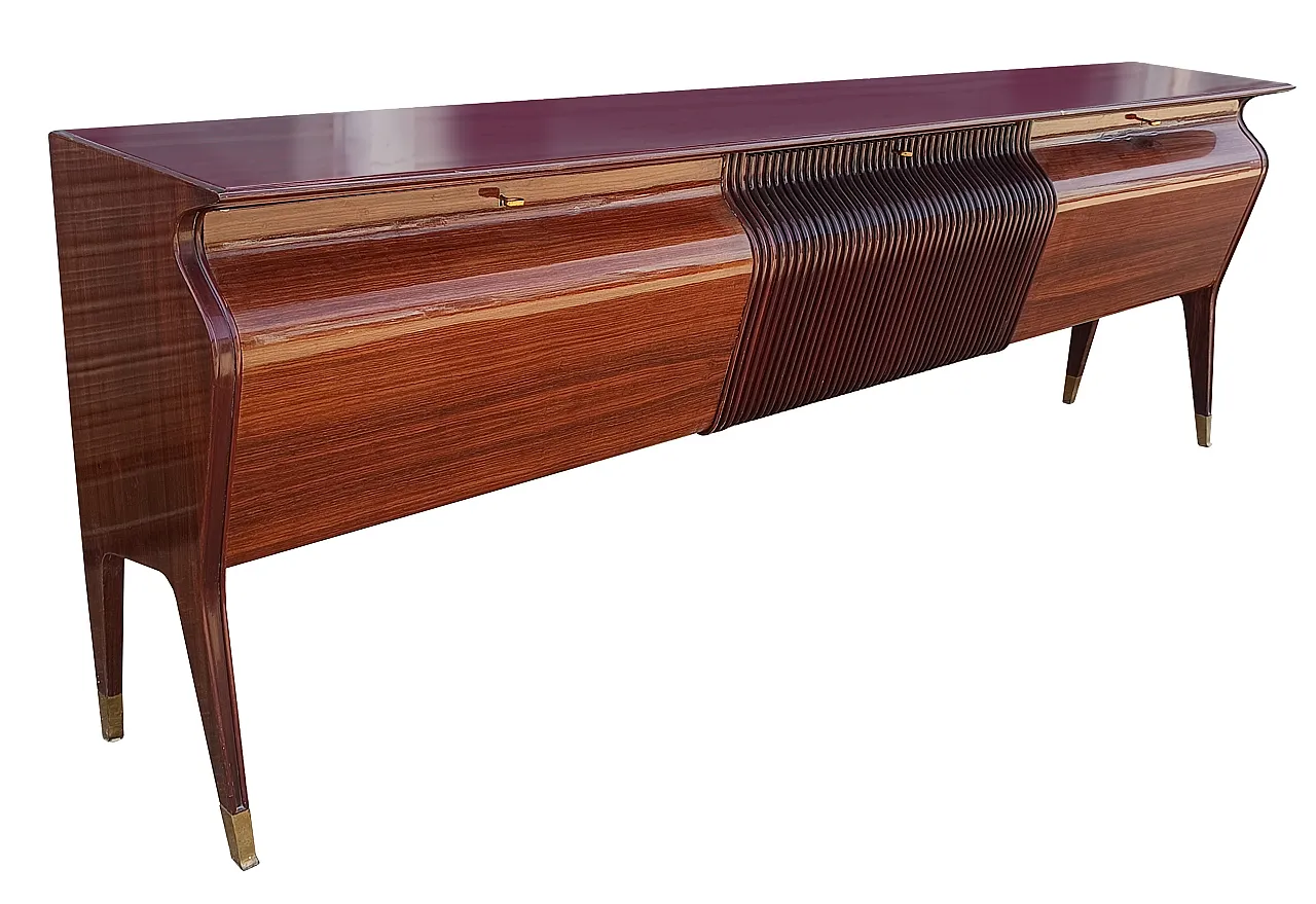 Mid-Century Italian Osvaldo Borsani sideboard with mirror, 40s 5
