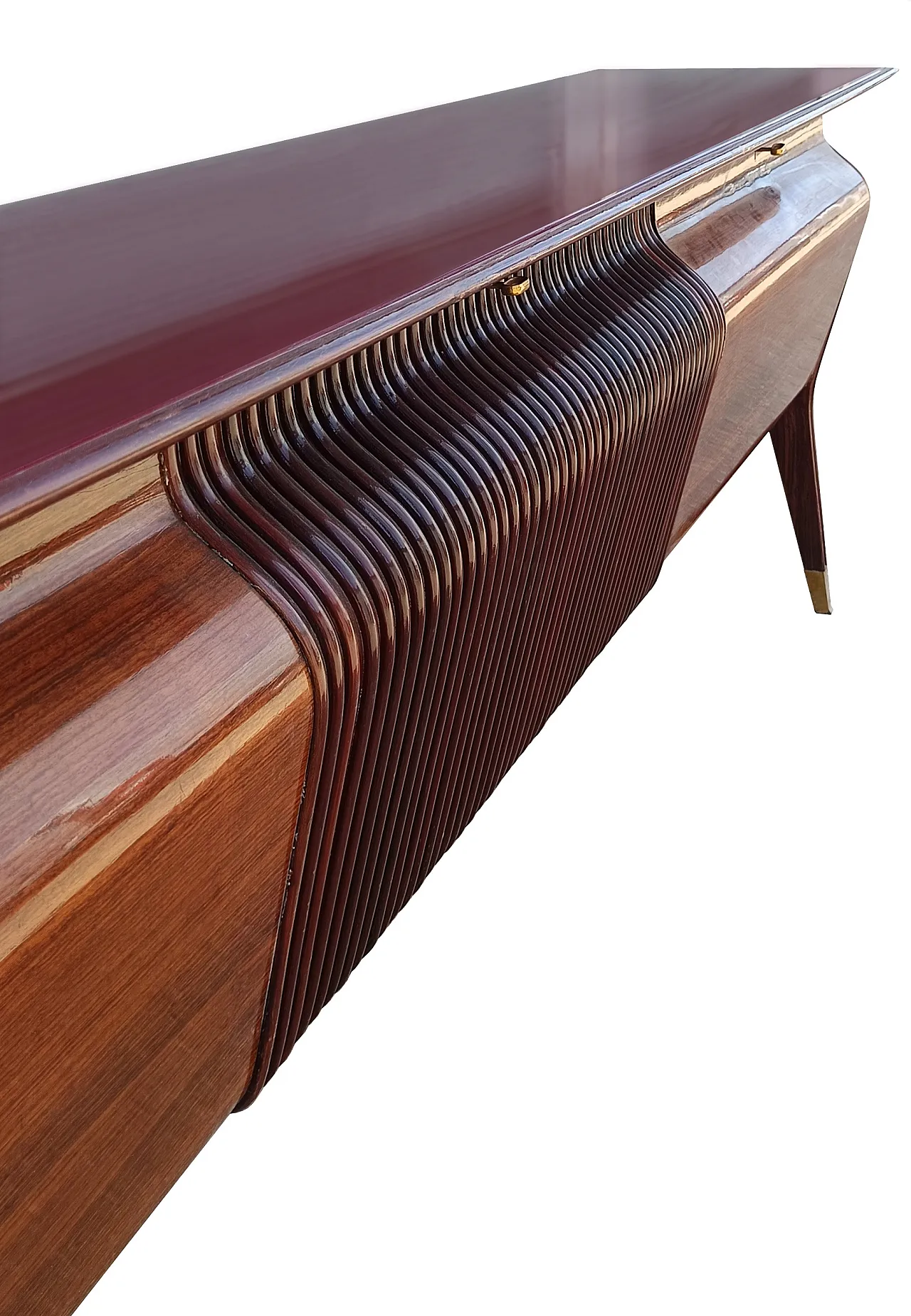 Mid-Century Italian Osvaldo Borsani sideboard with mirror, 40s 12