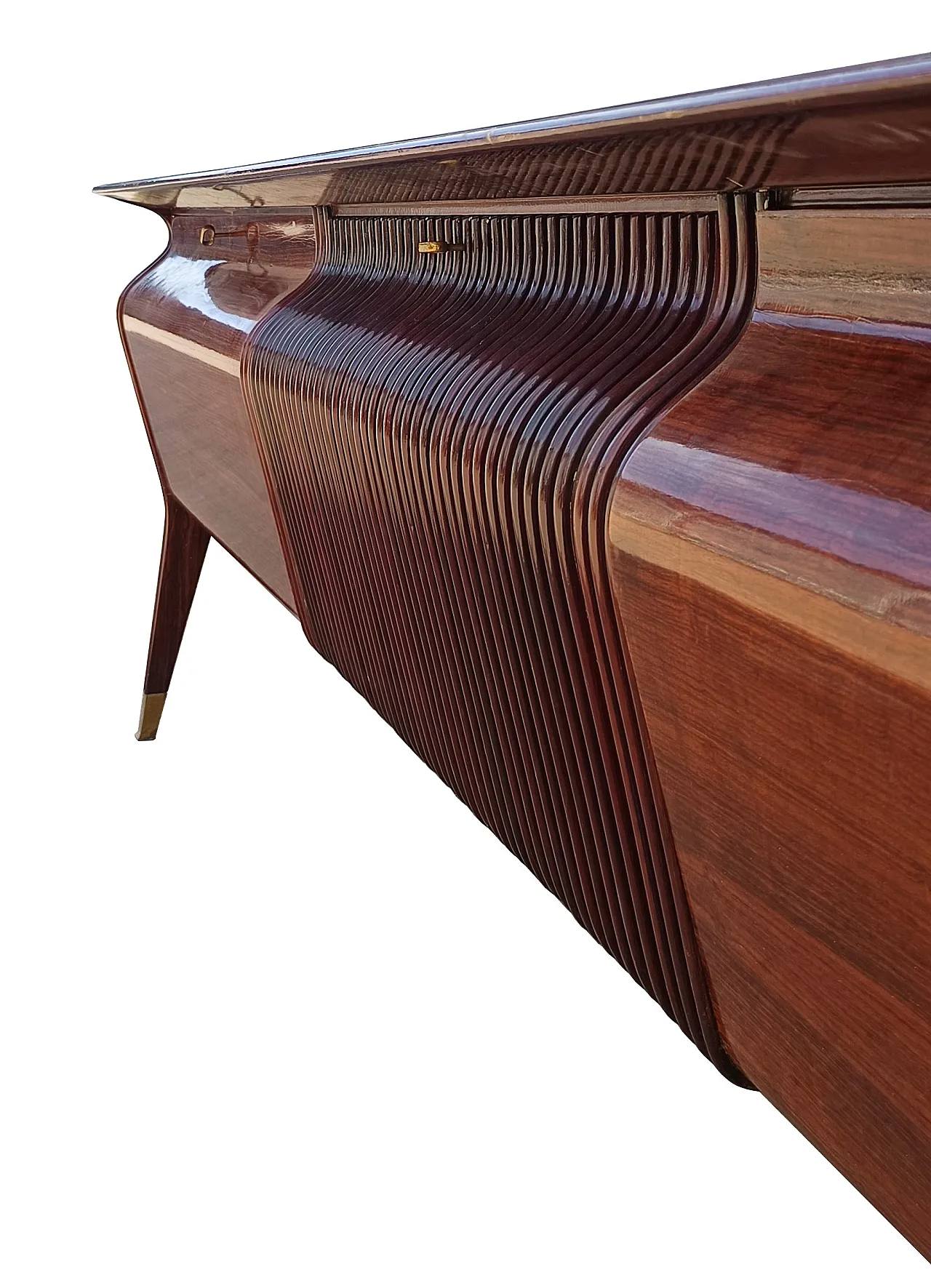 Mid-Century Italian Osvaldo Borsani sideboard with mirror, 40s 13