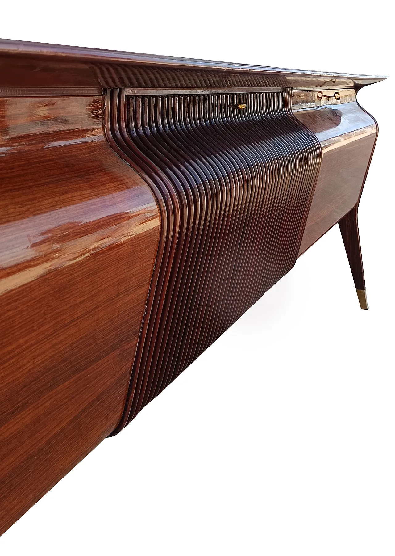 Mid-Century Italian Osvaldo Borsani sideboard with mirror, 40s 15