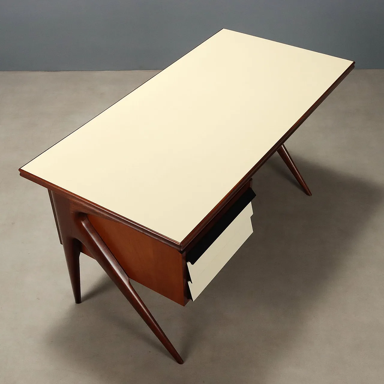 Wood and formica desk, 1950s 9