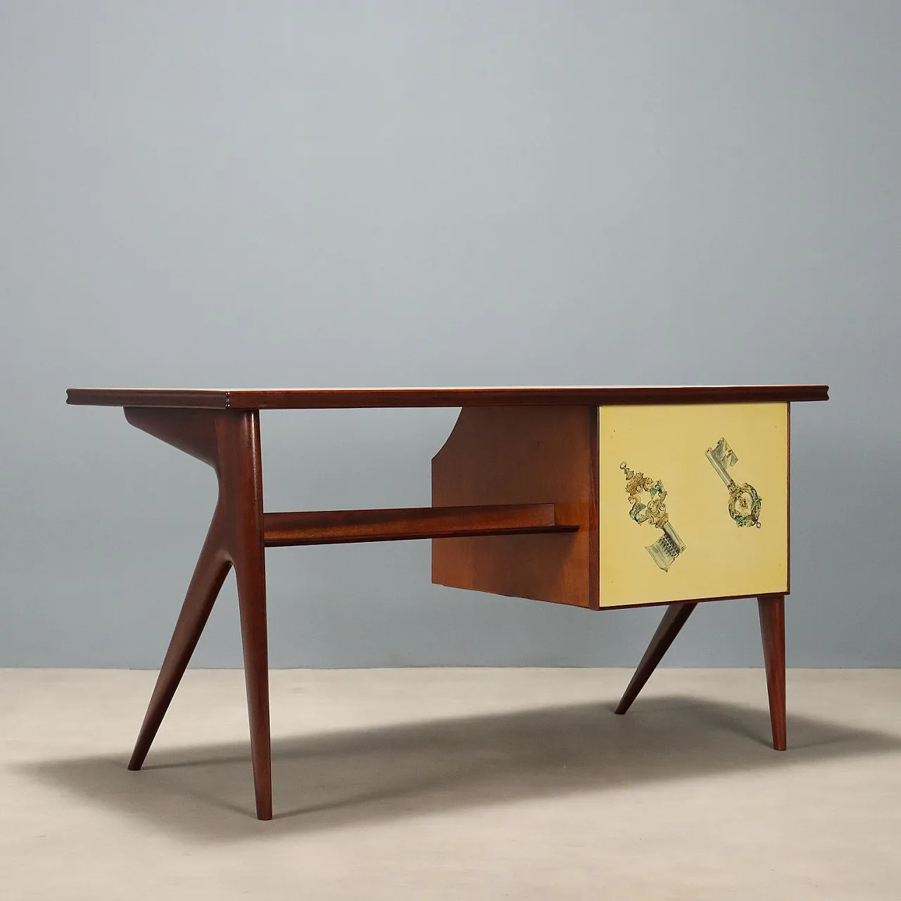 Wood and formica desk, 1950s 10