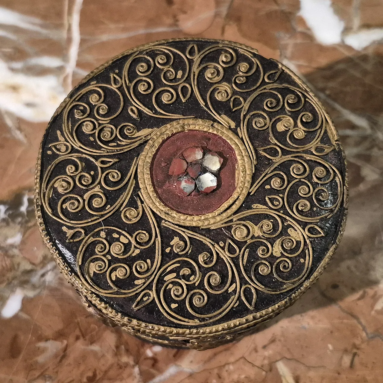 Scatola in lacca con decorazioni animali, '800 6