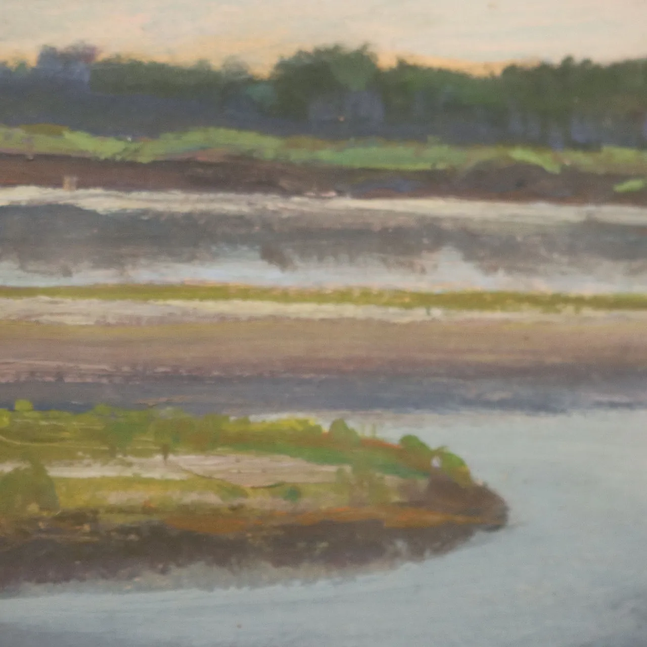 Anna Bocca, oil on cardboard with frame, 20th century 5