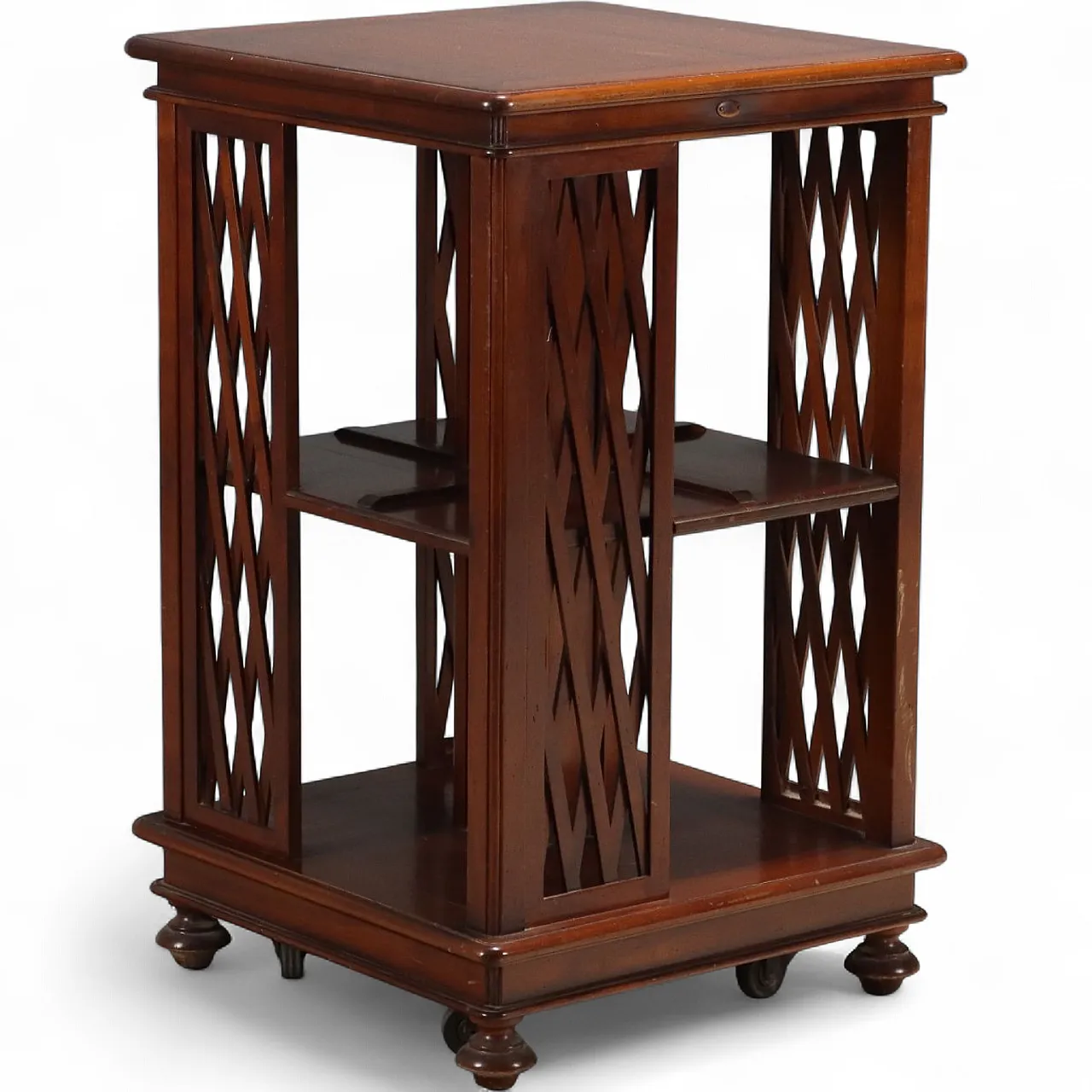 Open bookcase in mahogany, early 20th century 9