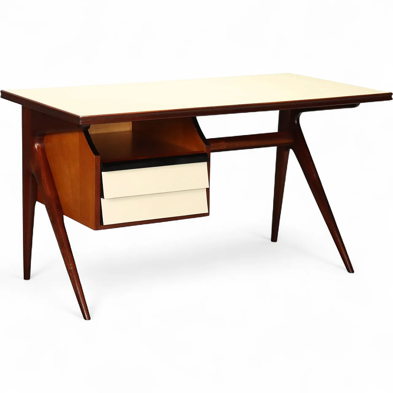 Wood and formica desk, 1950s 11
