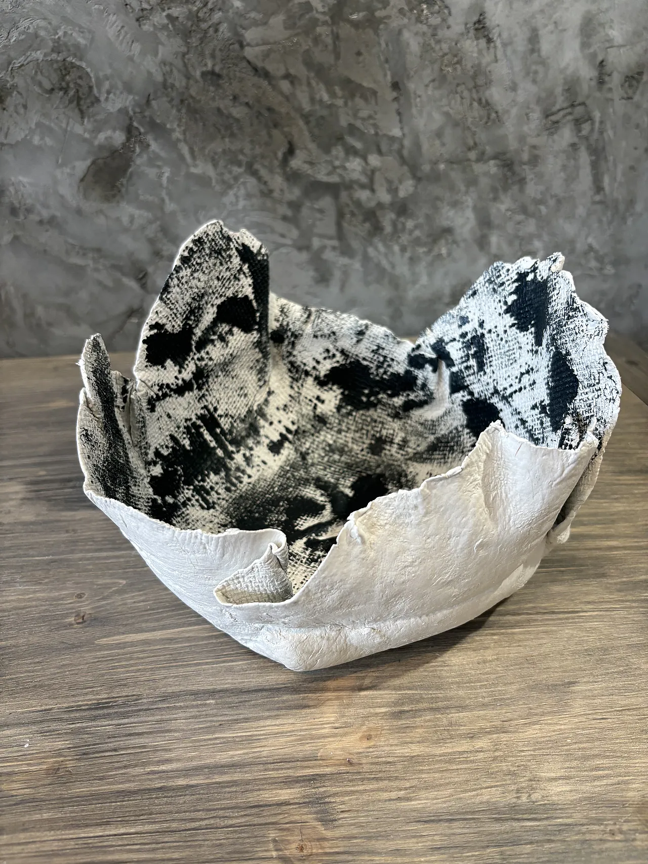 Window on the soul, unique ceramic sculptural work by A.Angoli, 2000s 1