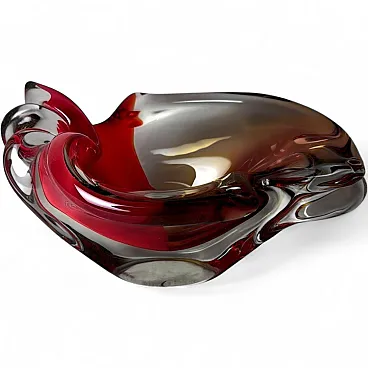 Centrotavola in vetro artistico multicolore di Murano Sommerso, '900