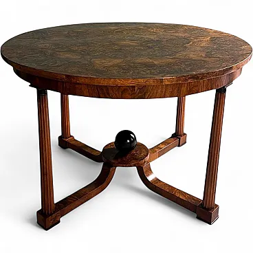 Tavolo rotondo in stile Biedermeier, '800
