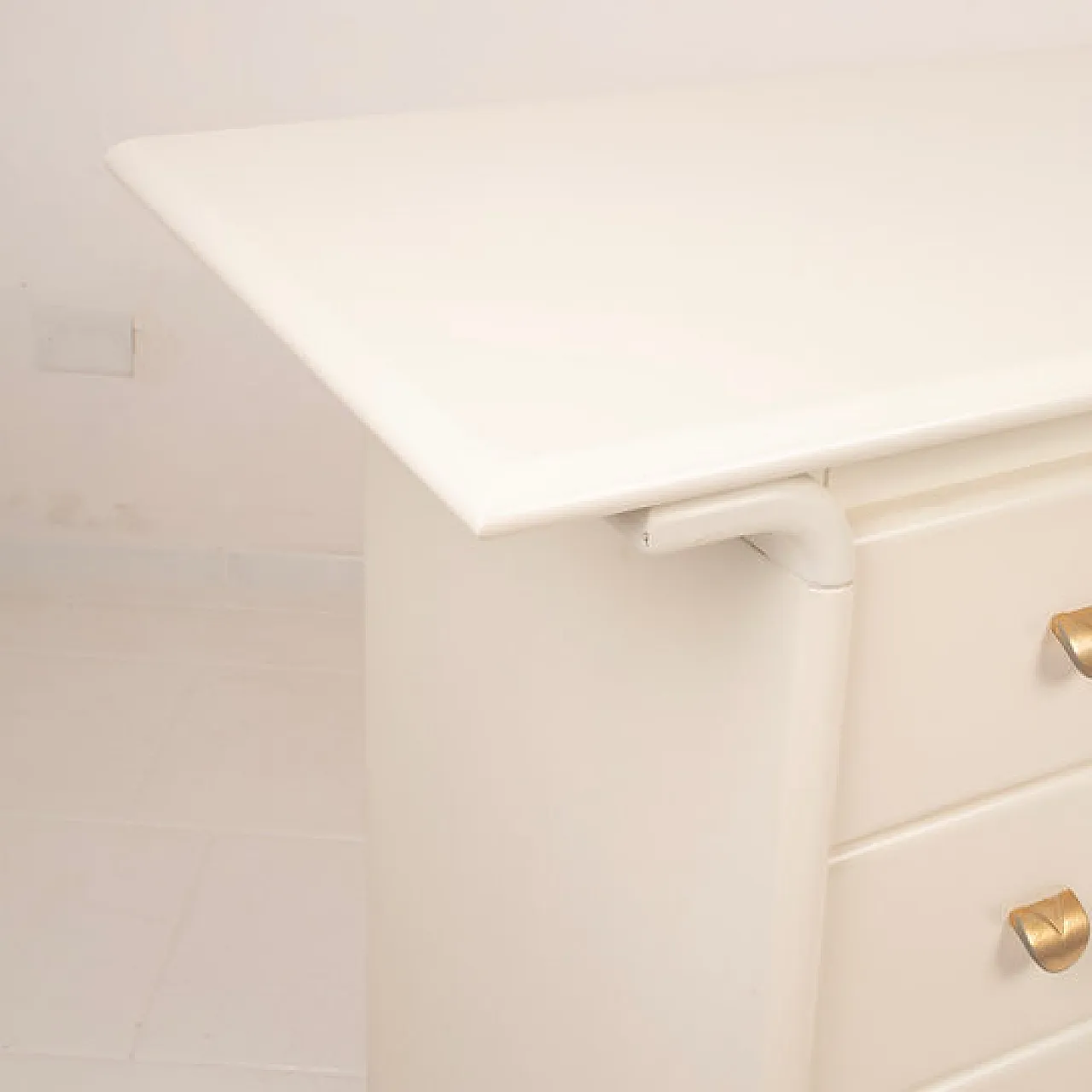 Cream lacquered chest of drawers by Pierre Cardin, 1980s 6