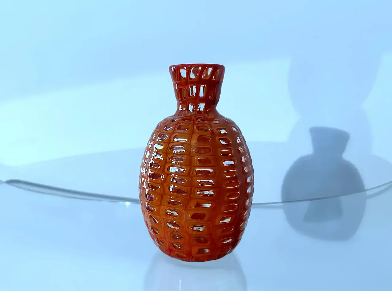 Occhi Vase in Murano glass by Tobia Scarpa for Venini, 1990s 2