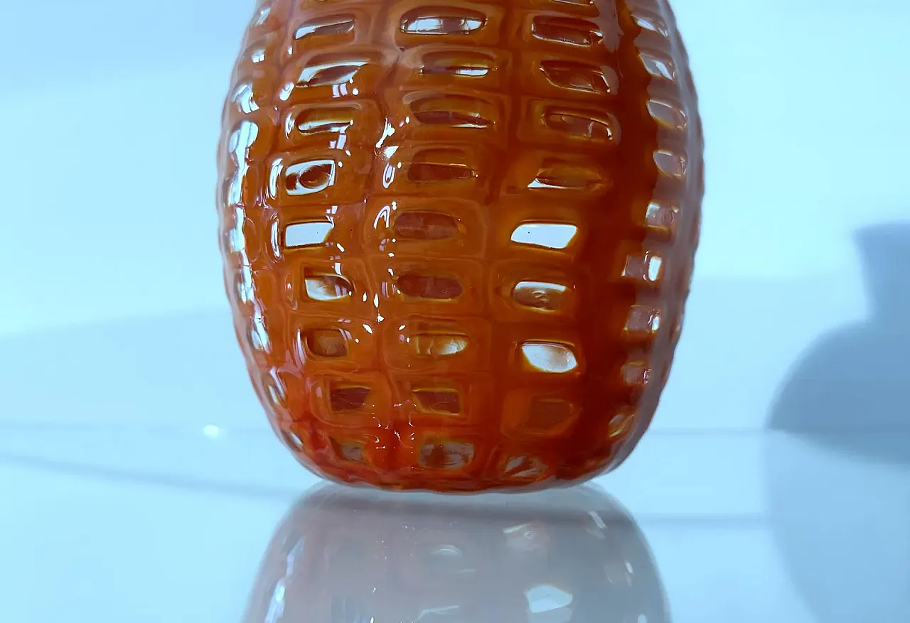 Occhi Vase in Murano glass by Tobia Scarpa for Venini, 1990s 3