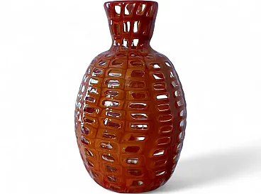 Occhi Vase in Murano glass by Tobia Scarpa for Venini, 1990s