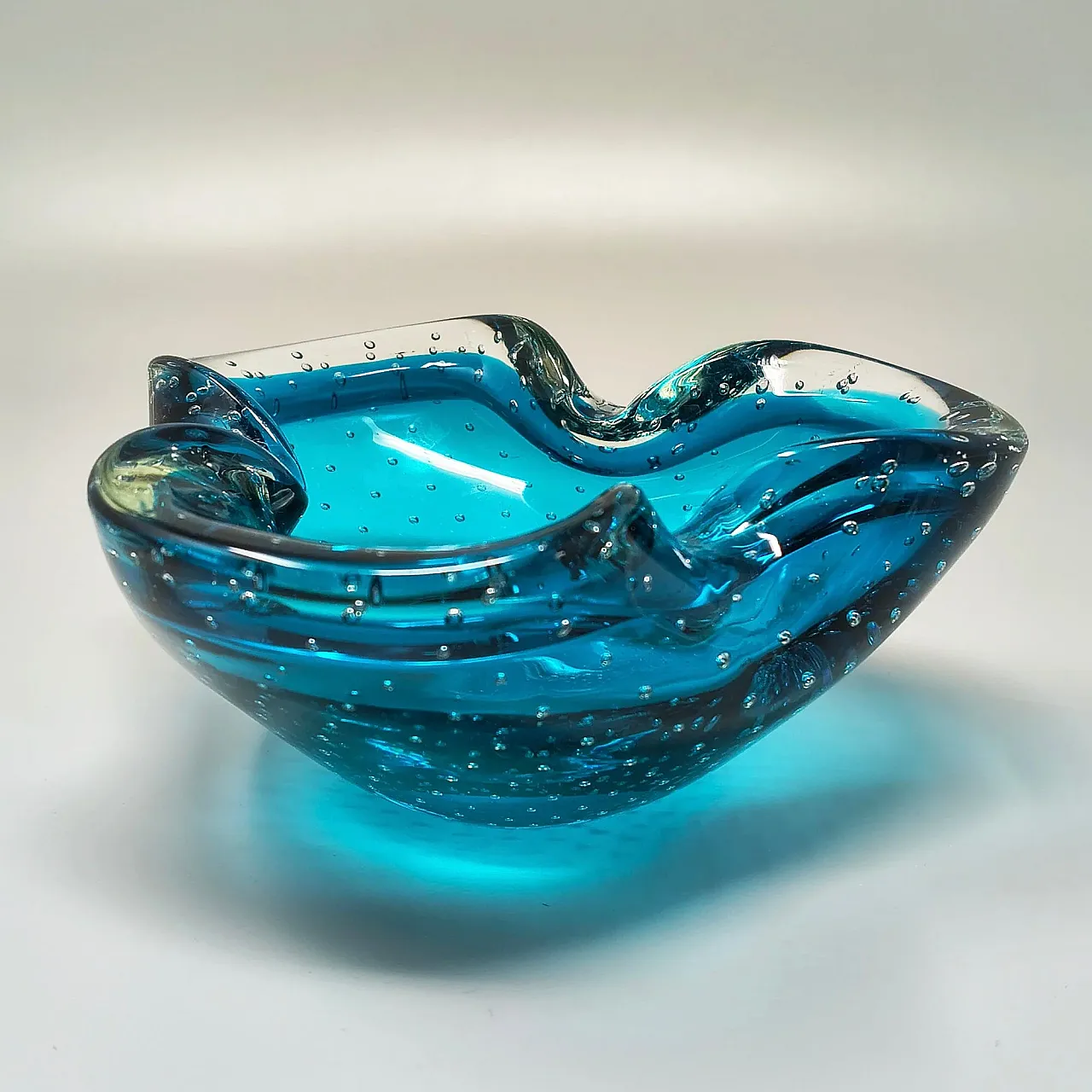 Posacenere in vetro Bullicante Murano di Flavio Poli, anni '60 2