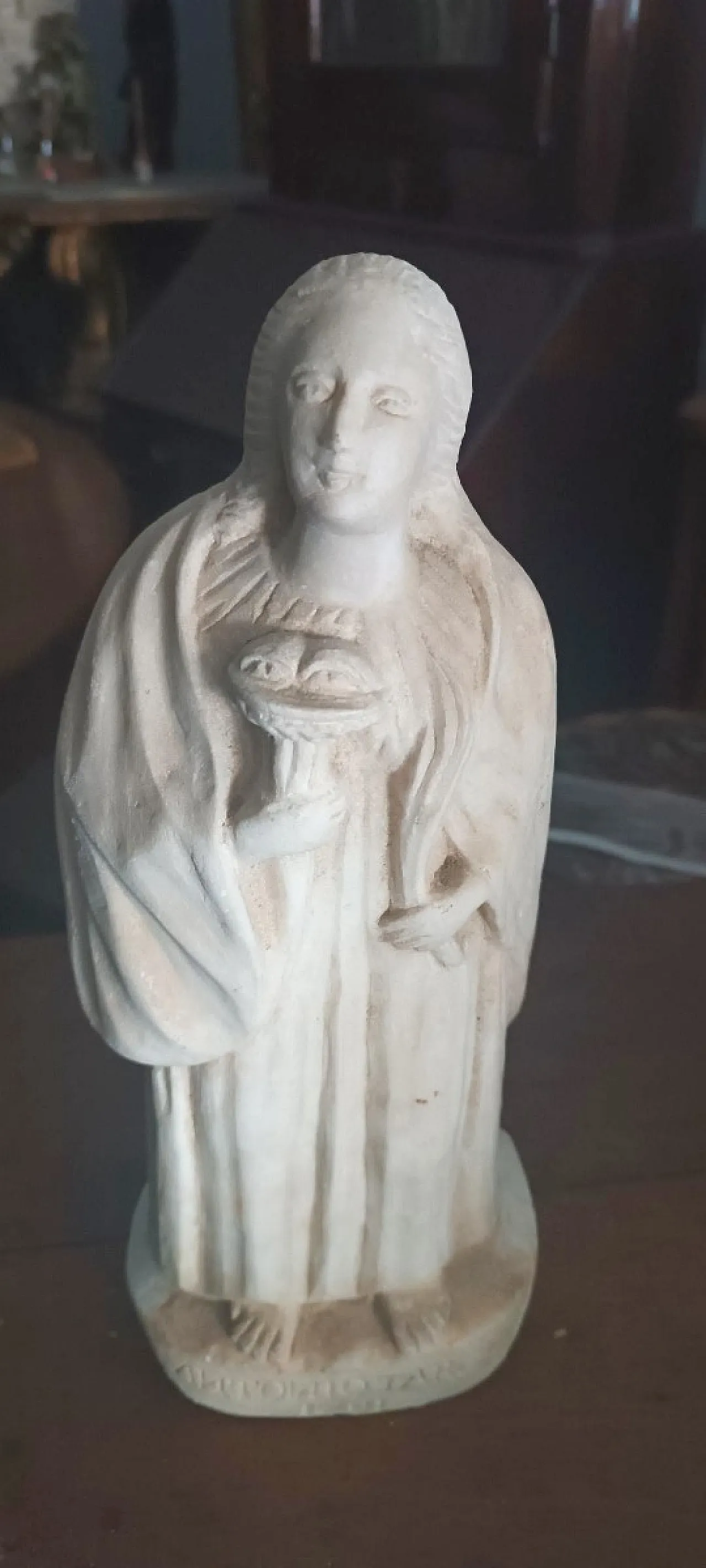 Saint Lucy, marble sculpture, 18th century 1