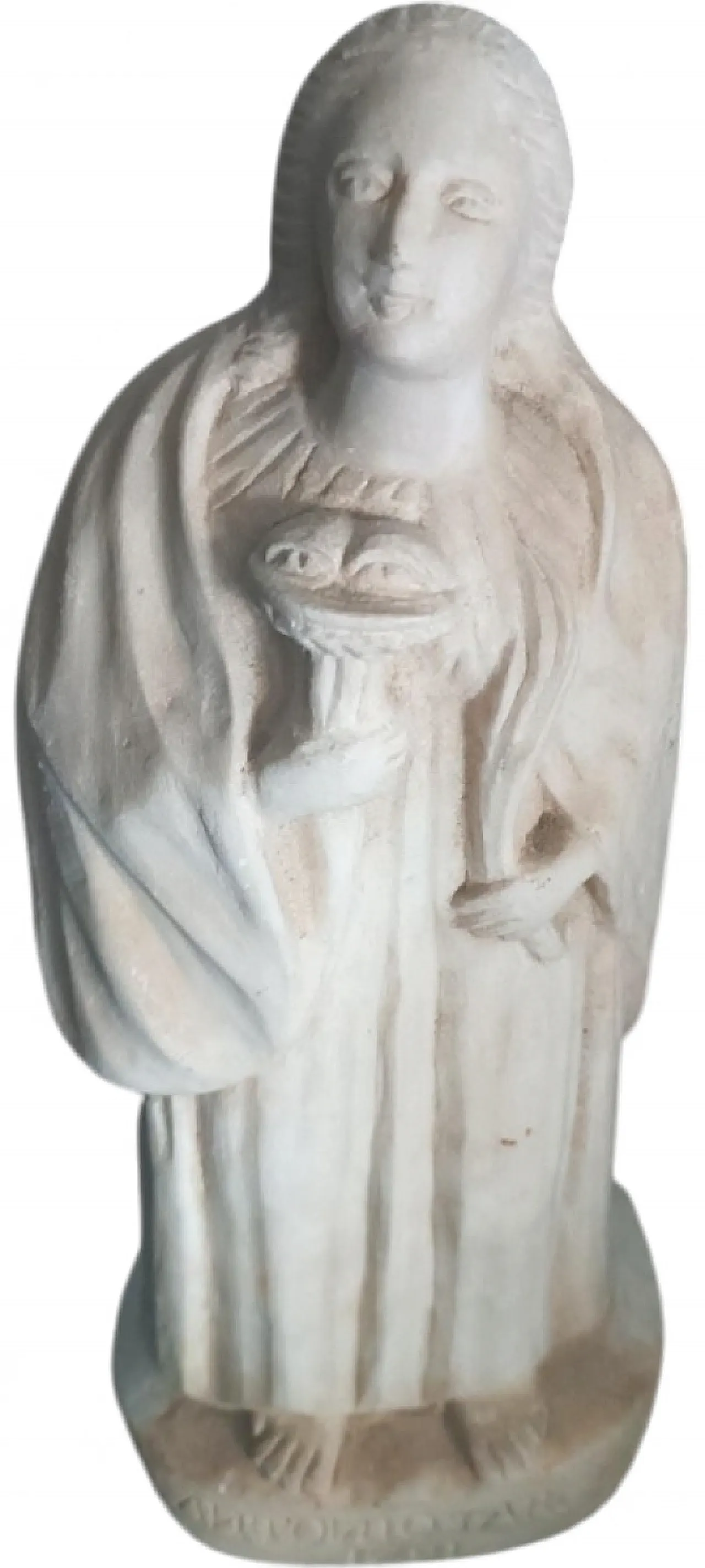 Saint Lucy, marble sculpture, 18th century 8