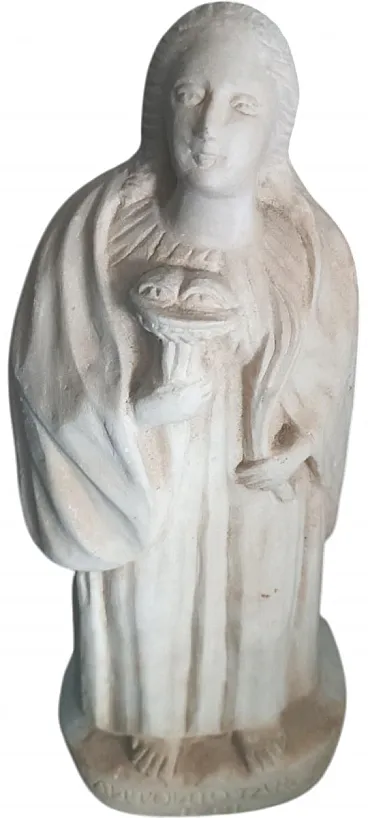 Saint Lucy, marble sculpture, 18th century
