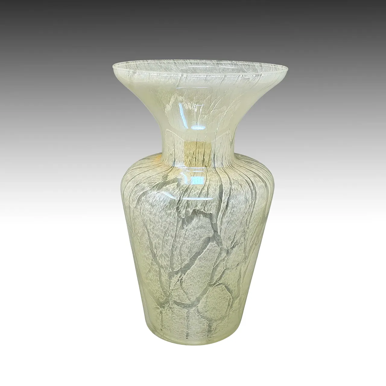 Vaso in vetro di Murano del Maestro del Vetro, anni '70 1
