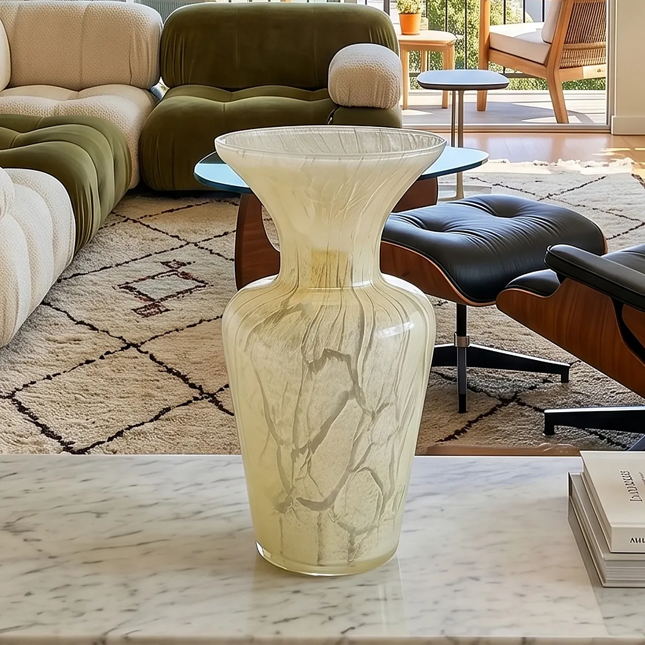 Vaso in vetro di Murano del Maestro del Vetro, anni '70 2