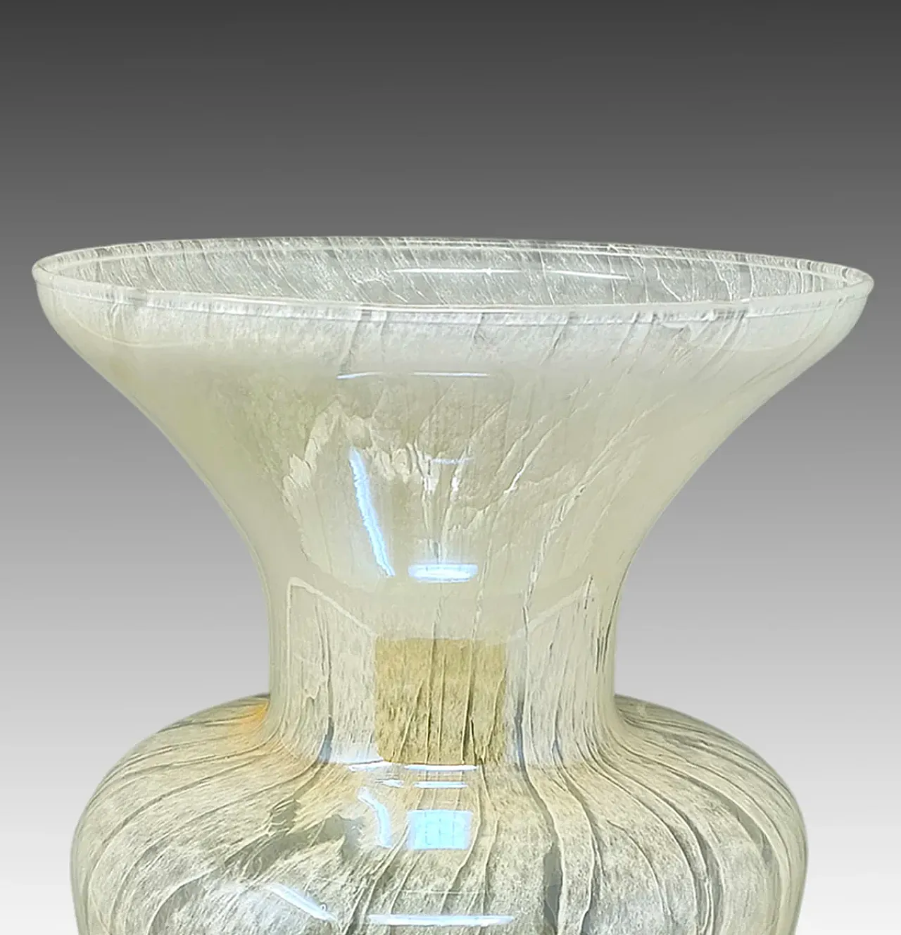 Vaso in vetro di Murano del Maestro del Vetro, anni '70 4