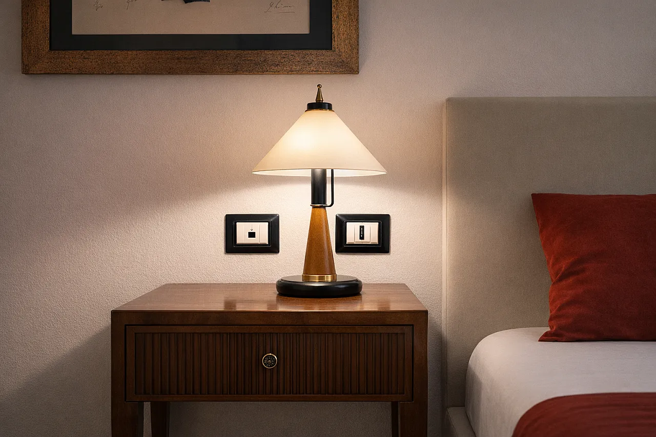 Jolly pair of table lamps, 1970s 6