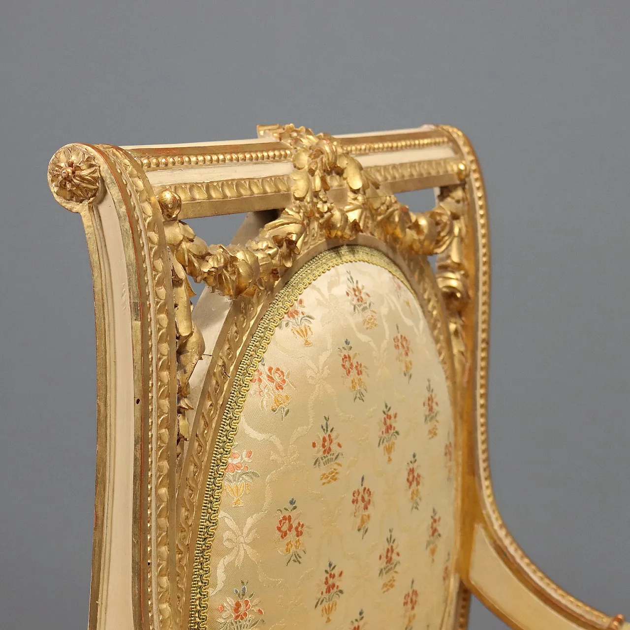 Pair of Neoclassical style armchairs, 19th century 6