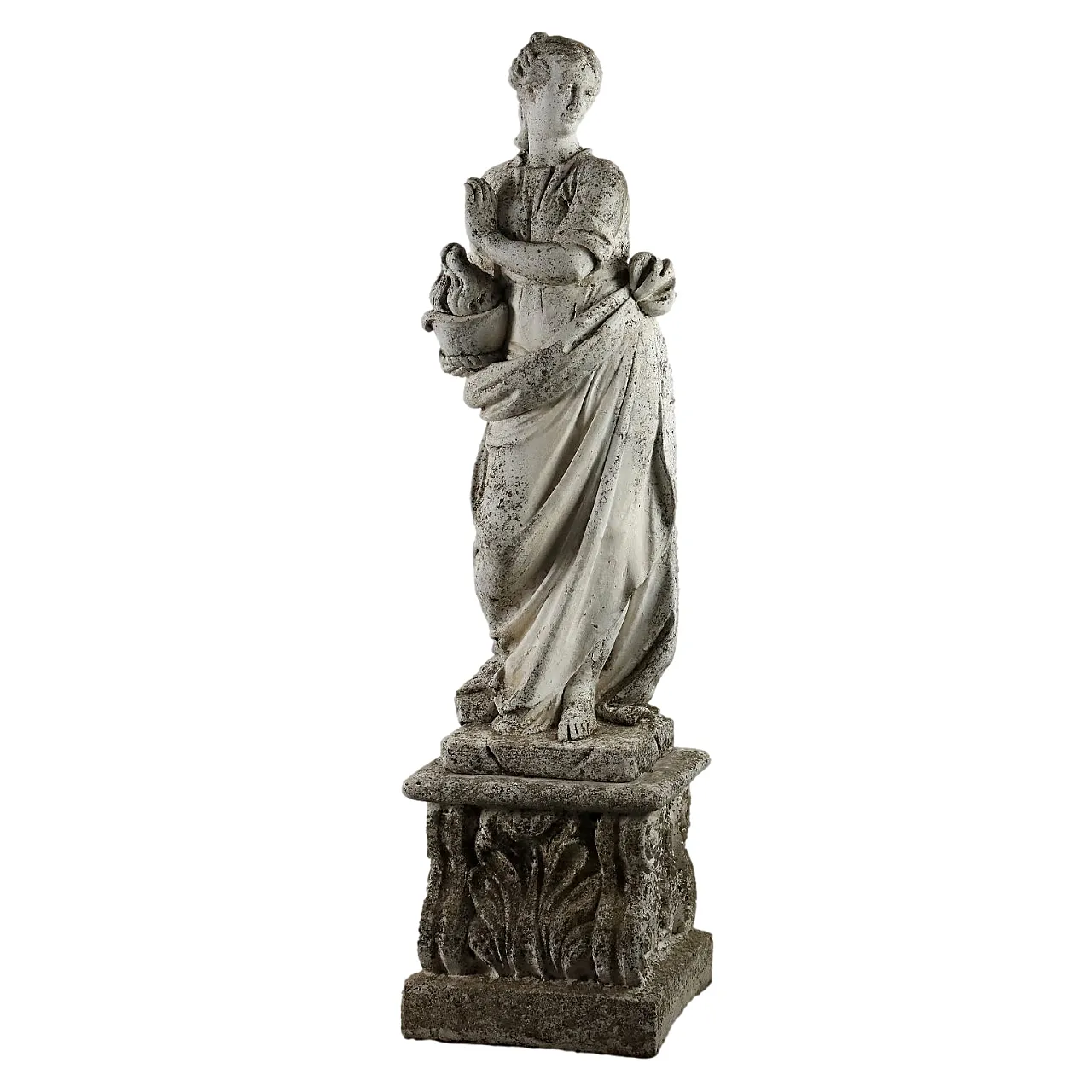 Cast-iron pedestal statue, 20th century 1