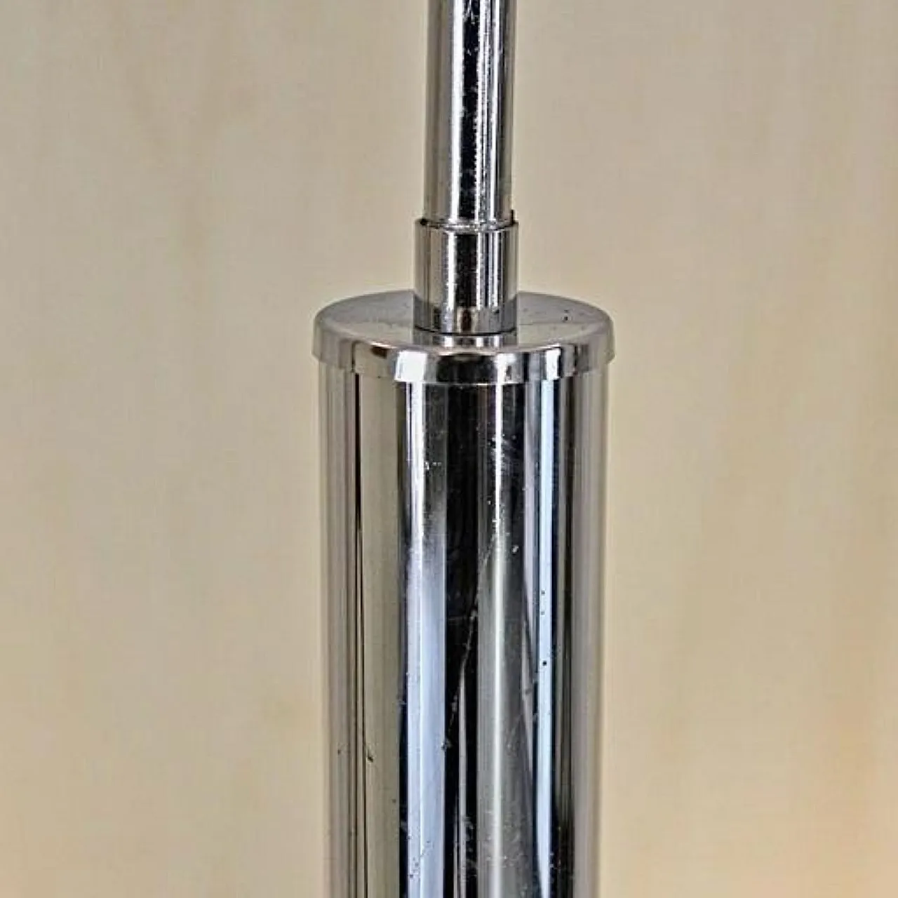 Lampada a sospensione Space Age cromata di AV Mazzega, anni '70 10