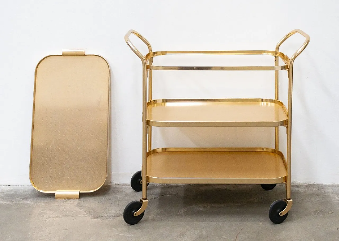 Kaymet bar cart, mid-20th century 4