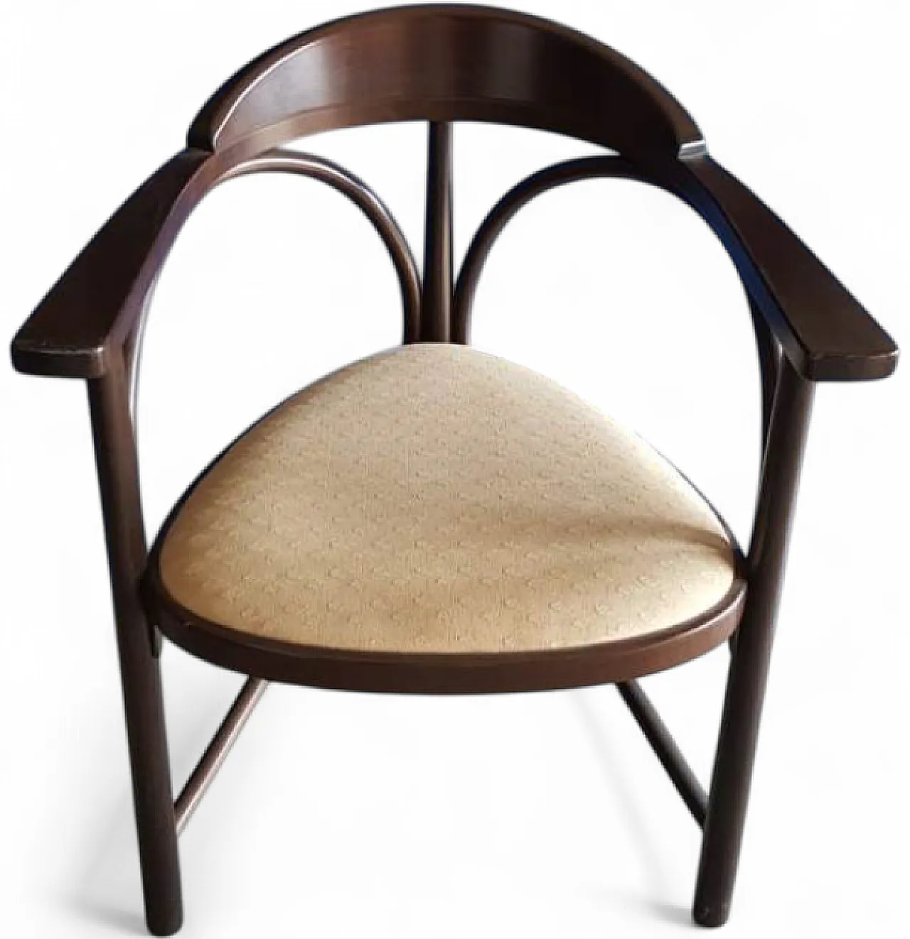 3 Thonet armchairs in beech wood, 70s 5