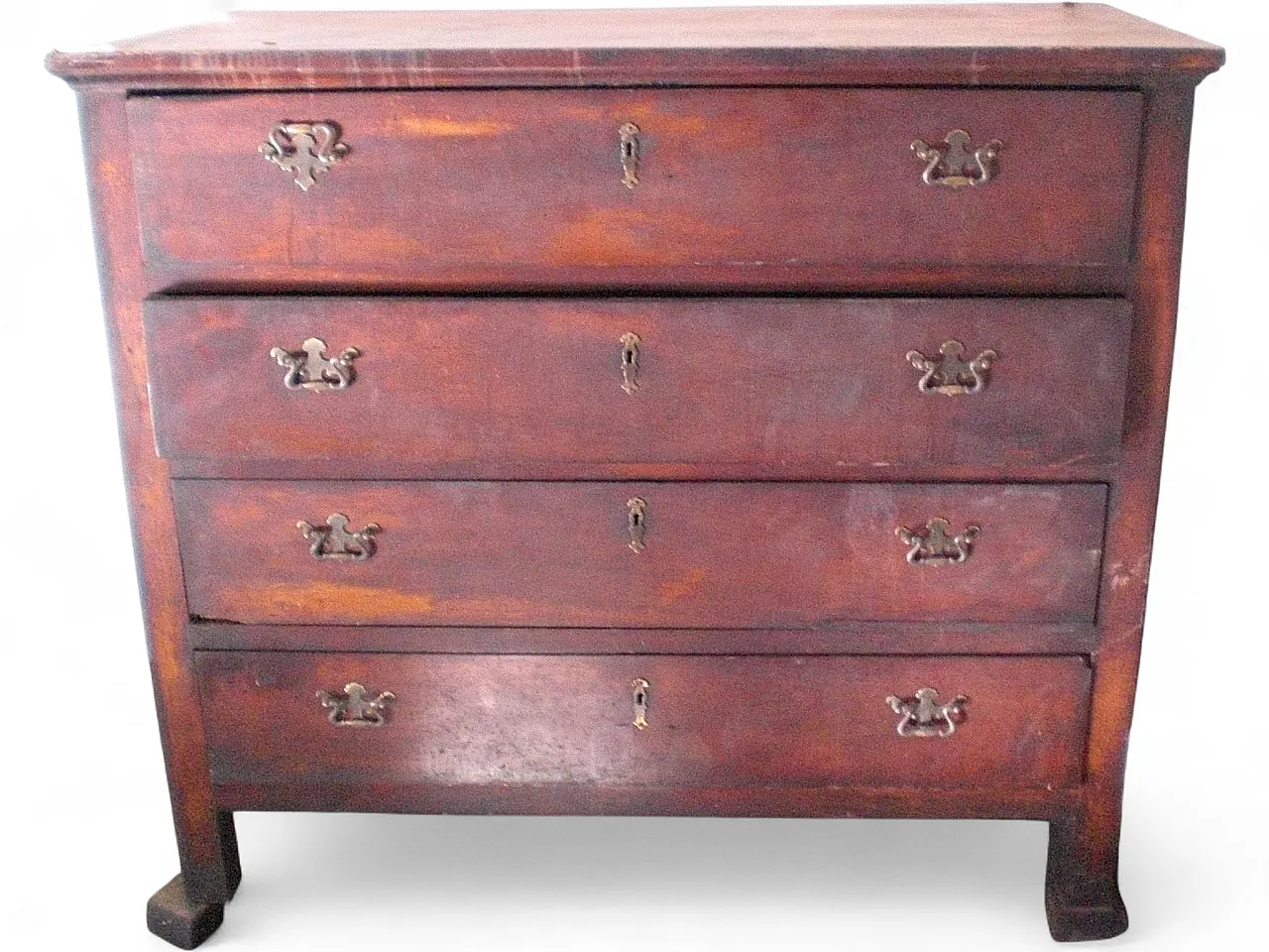 Wooden chest of drawers, 19th century 6