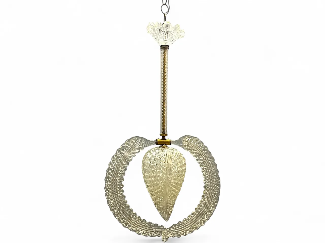 Murano glass lamp by Ercole Barovier, Italy, 1950s 19
